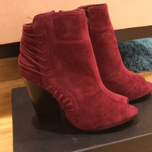 NWOB Stacked Heel Ankle Boot